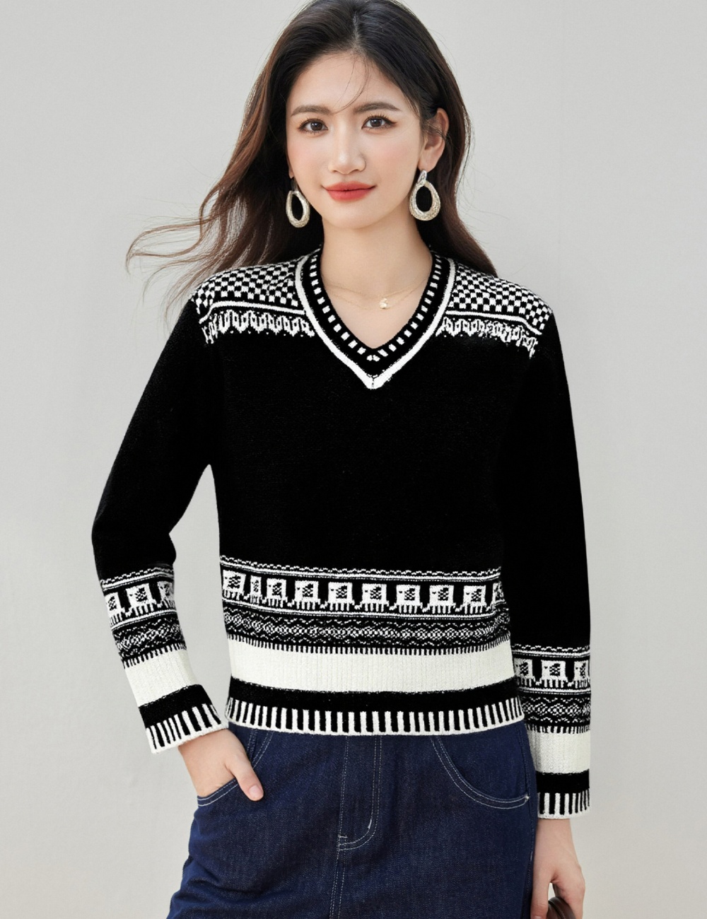 Pullover Korean style lazy loose autumn and winter sweater