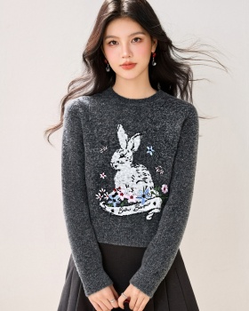 Slim Korean style mixed colors long sleeve tops