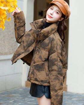 Short blooming ink coat all-match fashion down coat