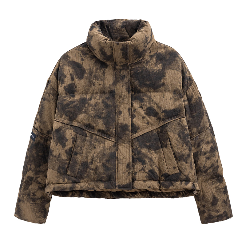 Short blooming ink coat all-match fashion down coat