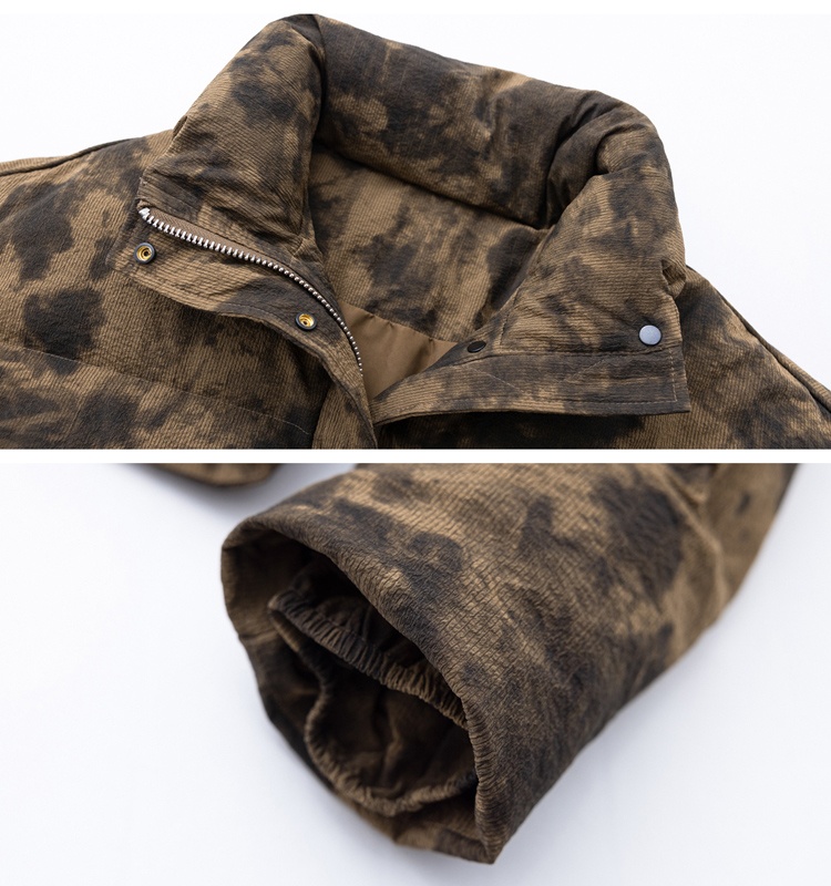 Short blooming ink coat all-match fashion down coat