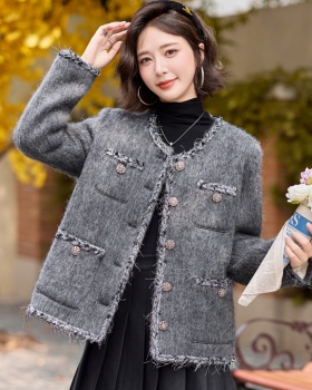 Mohair chanelstyle coat duck down winter down coat