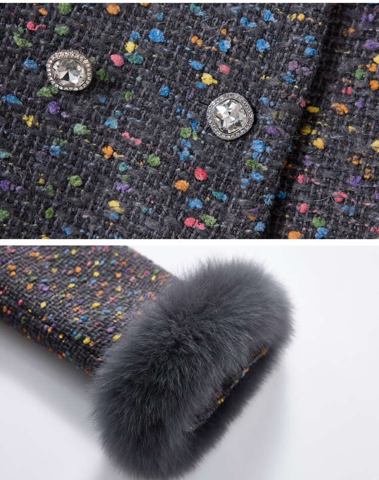 Woolen light luxury skirt a set for women