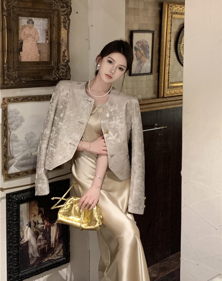 Autumn jacquard chanelstyle coat