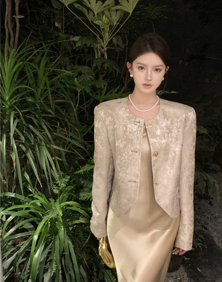 Autumn jacquard chanelstyle coat