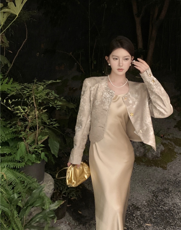 Autumn jacquard chanelstyle coat