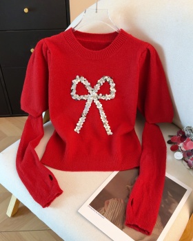 Bottoming sweater inside the ride tops for women