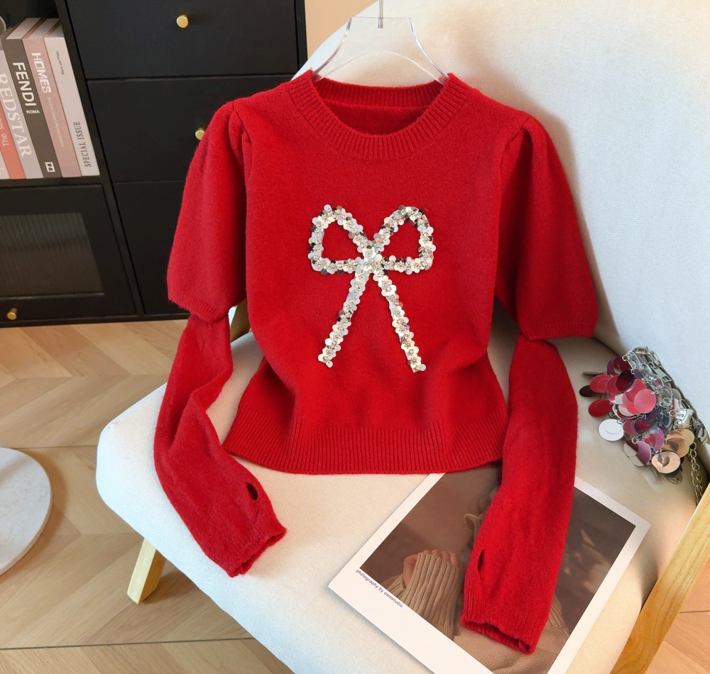 Bottoming sweater inside the ride tops for women