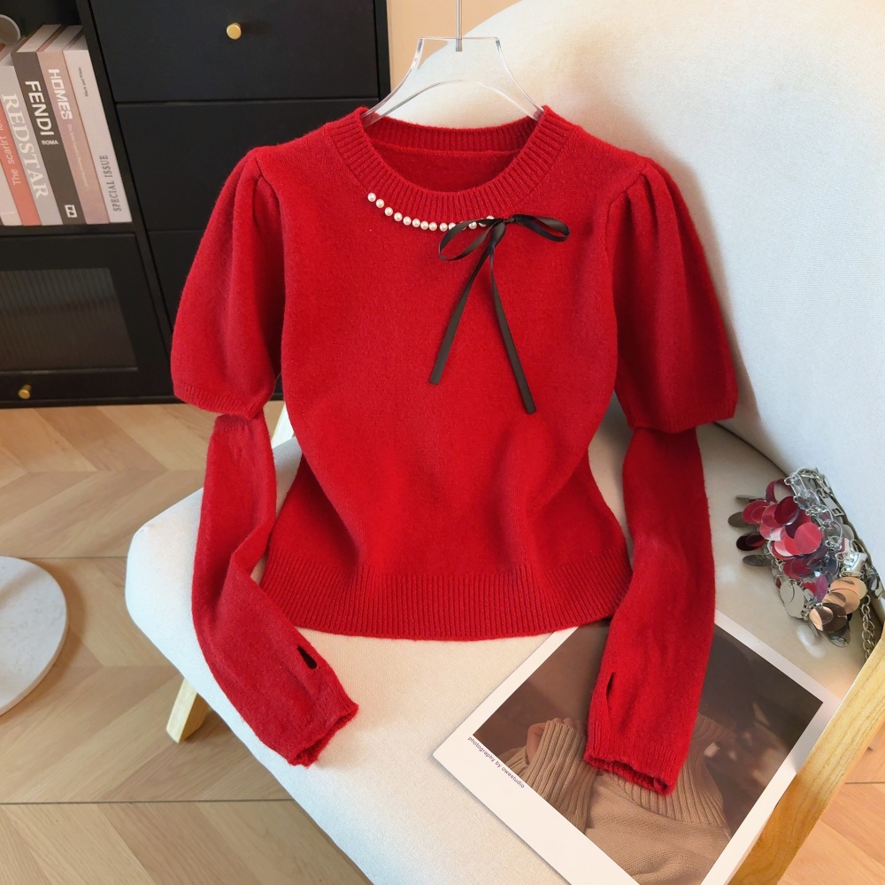 Loose sweater autumn and winter tops for women