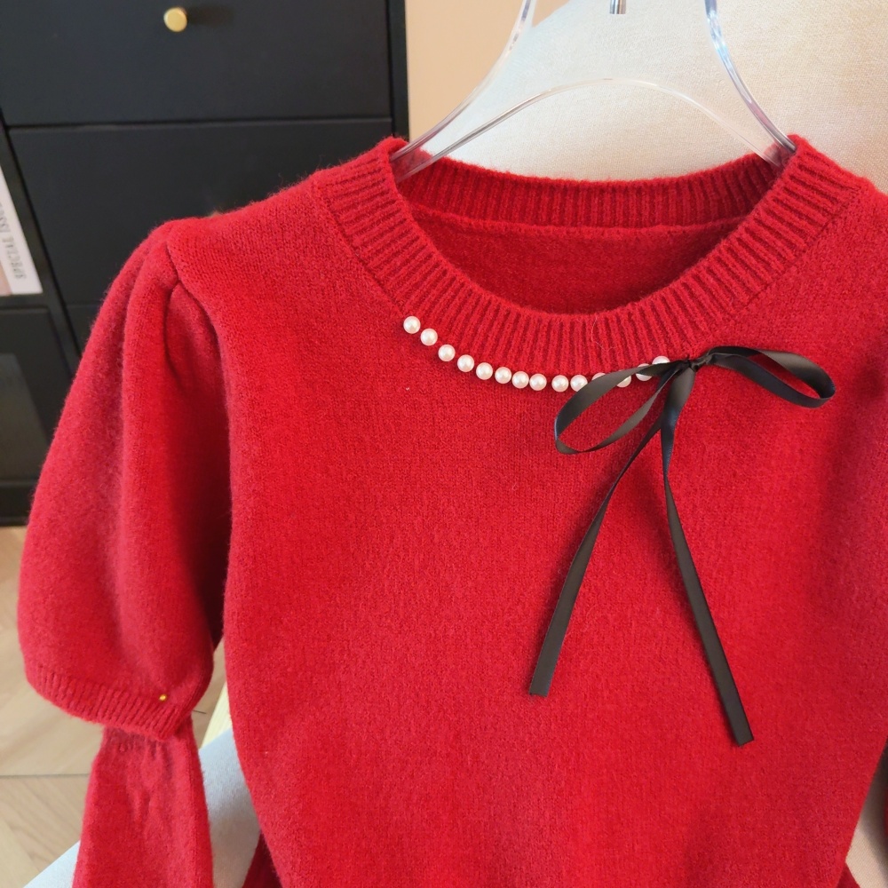 Loose sweater autumn and winter tops for women