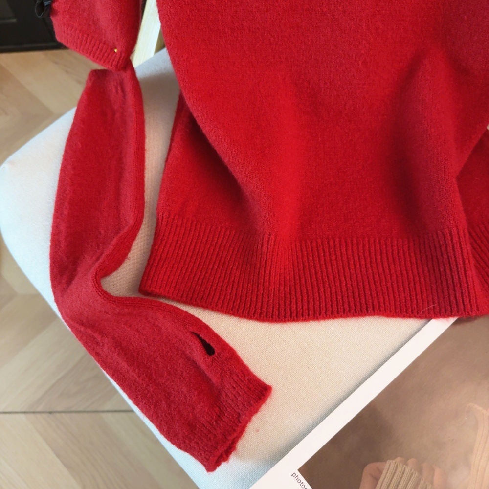 Bottoming inside the ride tops loose sweater for women