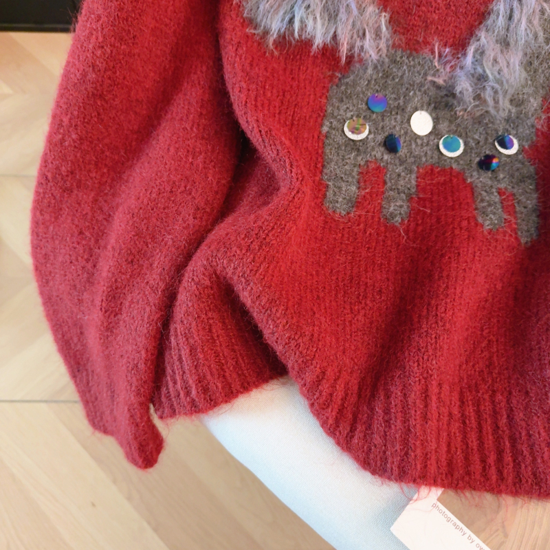 Autumn and winter sweater pullover tops for women