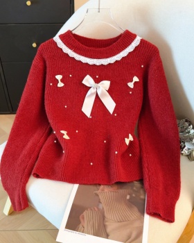 Autumn and winter sweater show young tops for women