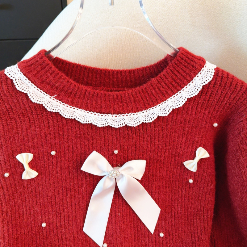 Autumn and winter sweater show young tops for women
