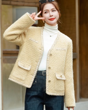 Chanelstyle loose down coat duck down coat for women