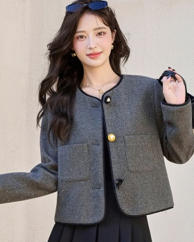 Autumn and winter wool coat overcoat for women