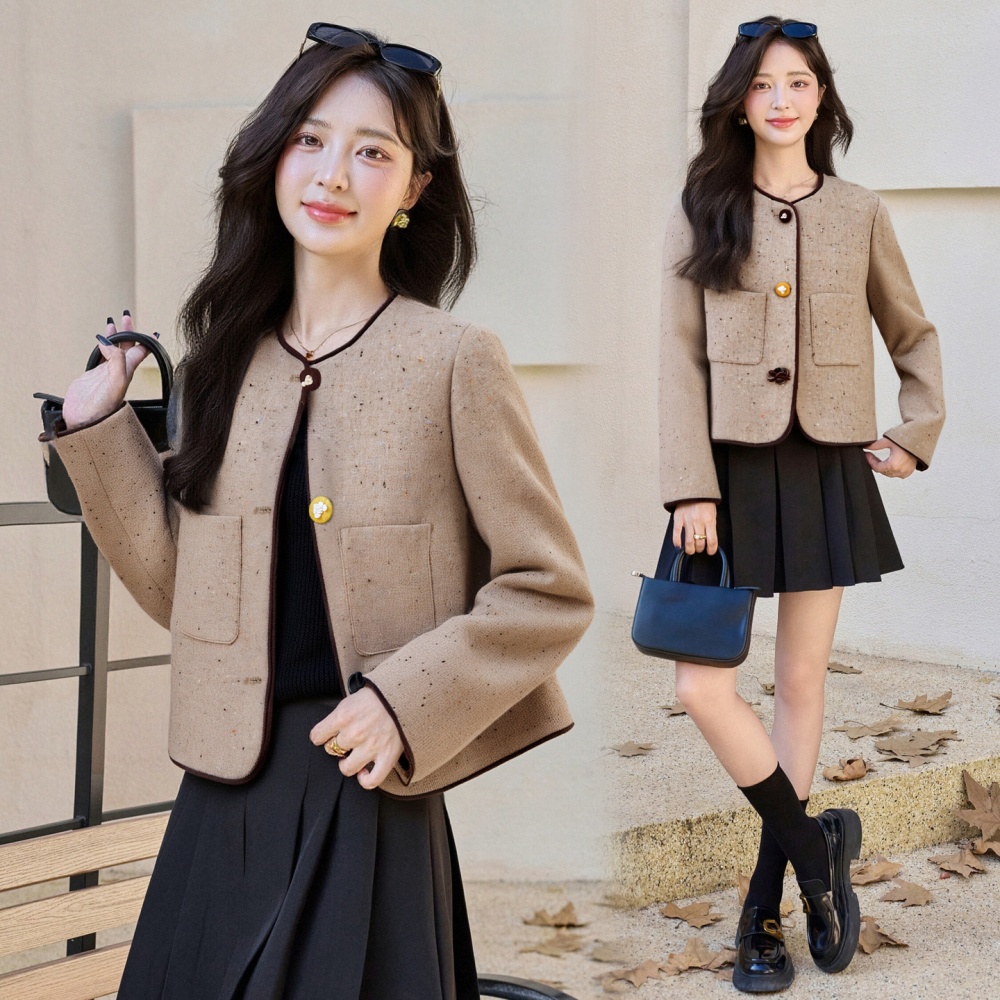 Autumn and winter wool coat overcoat for women