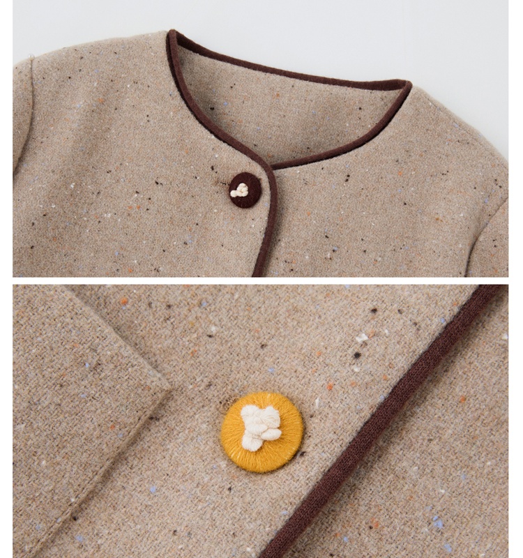 Autumn and winter wool coat overcoat for women