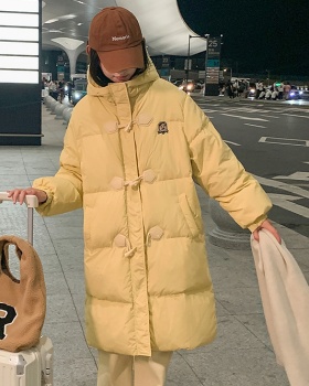 Winter college style cotton coat down long coat