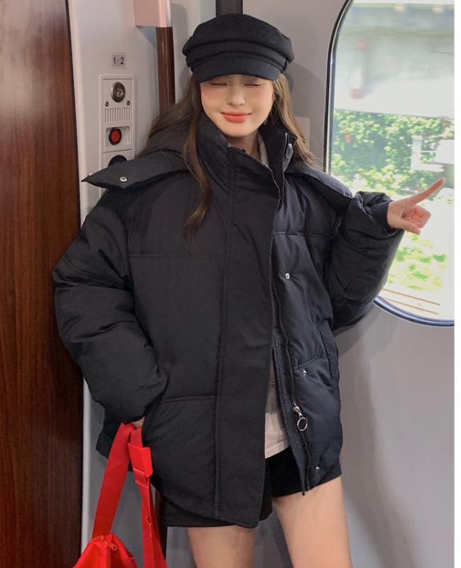 Winter short thick coat niche heart cotton coat