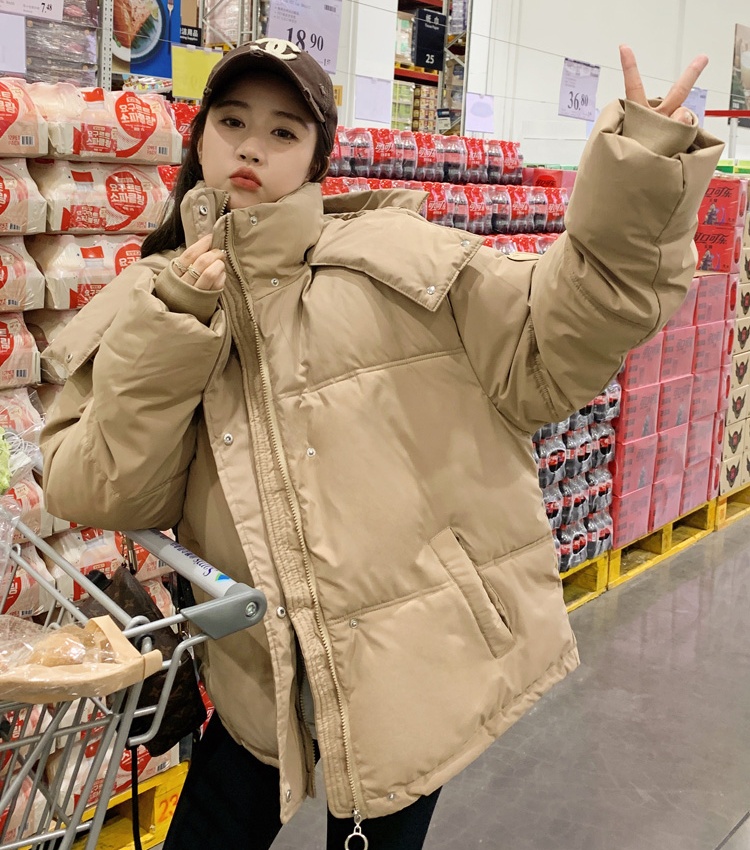 Winter short thick coat niche heart cotton coat