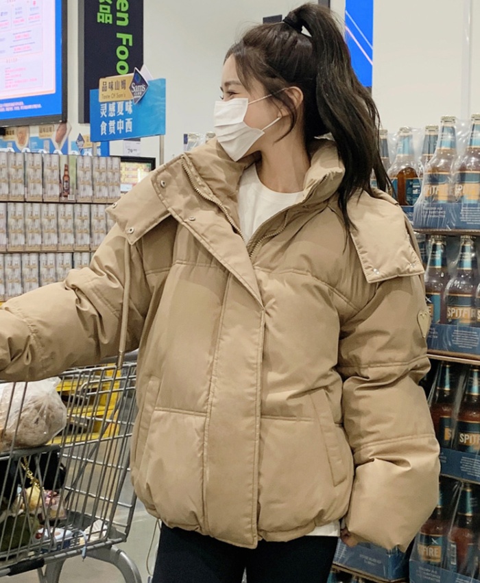 Winter short thick coat niche heart cotton coat