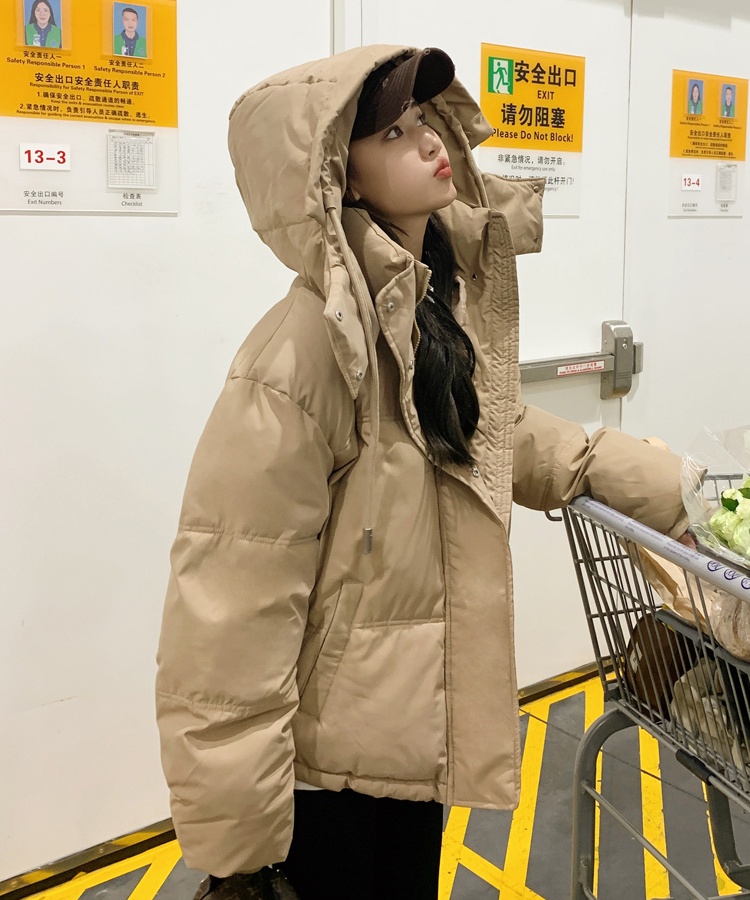 Winter short thick coat niche heart cotton coat