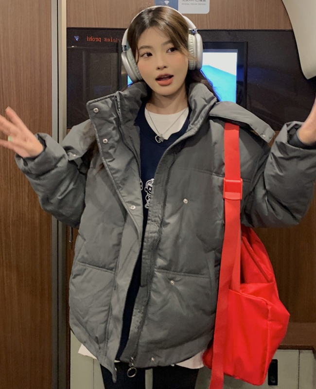 Winter short thick coat niche heart cotton coat