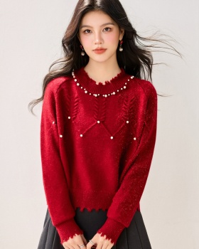 Beading wears outside inside the ride sweater for women