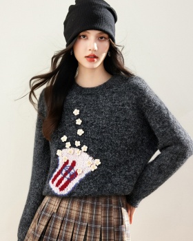 Cartoon Korean style lazy loose sweater