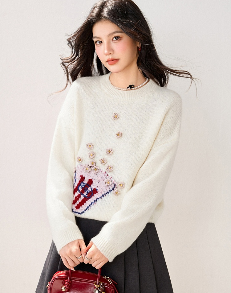 Cartoon Korean style lazy loose sweater