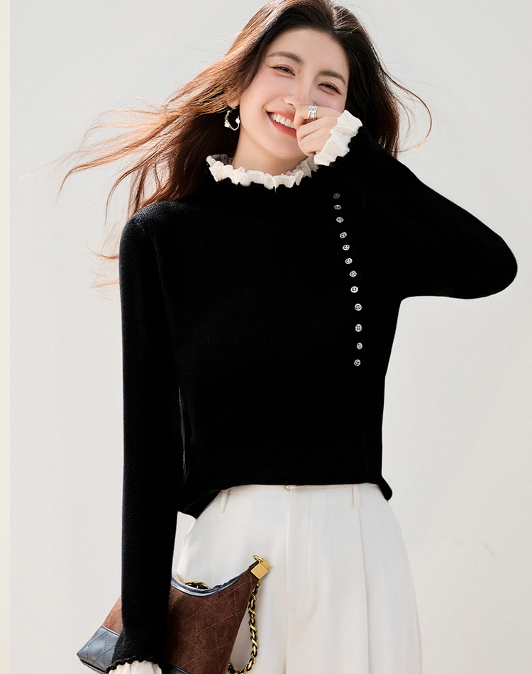 All-match autumn and winter temperament tops for women