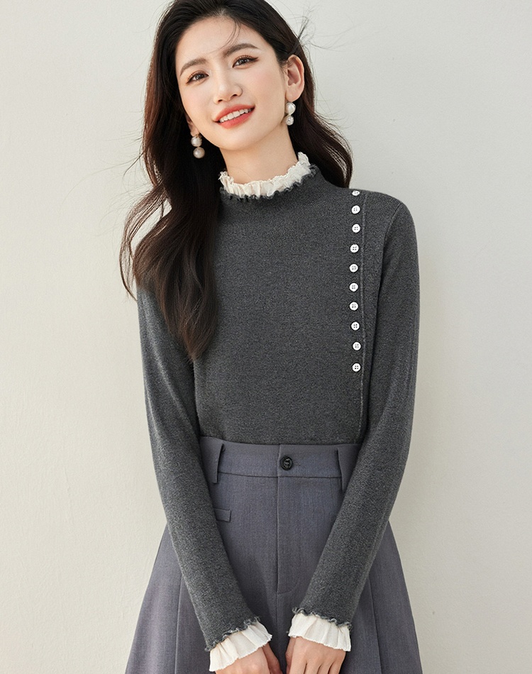 All-match autumn and winter temperament tops for women