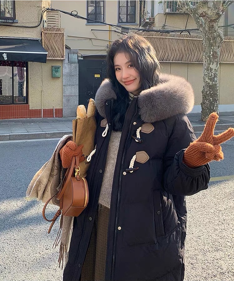 Winter Korean style down thick cotton coat for women