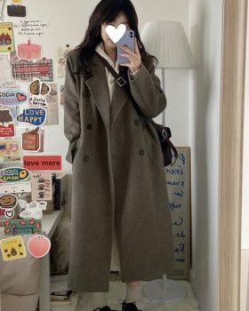 Woolen overcoat autumn and winter woolen coat for women