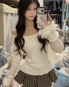 Tender France style elmo sleeve elegant sweater