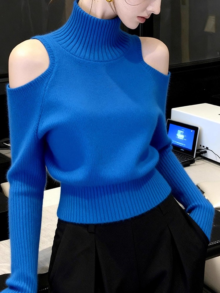 Western style bottoming shirt sweater for women