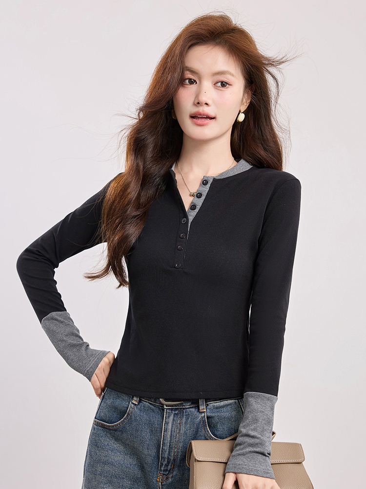 Inside the ride bottoming shirt sweater for women