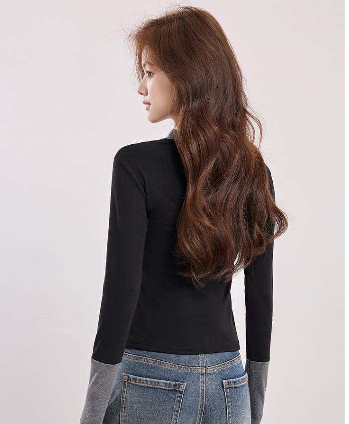 Inside the ride bottoming shirt sweater for women