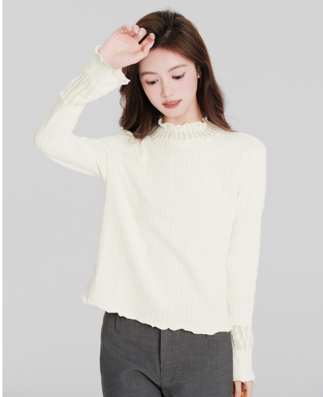 Long sleeve T-shirt bottoming shirt for women