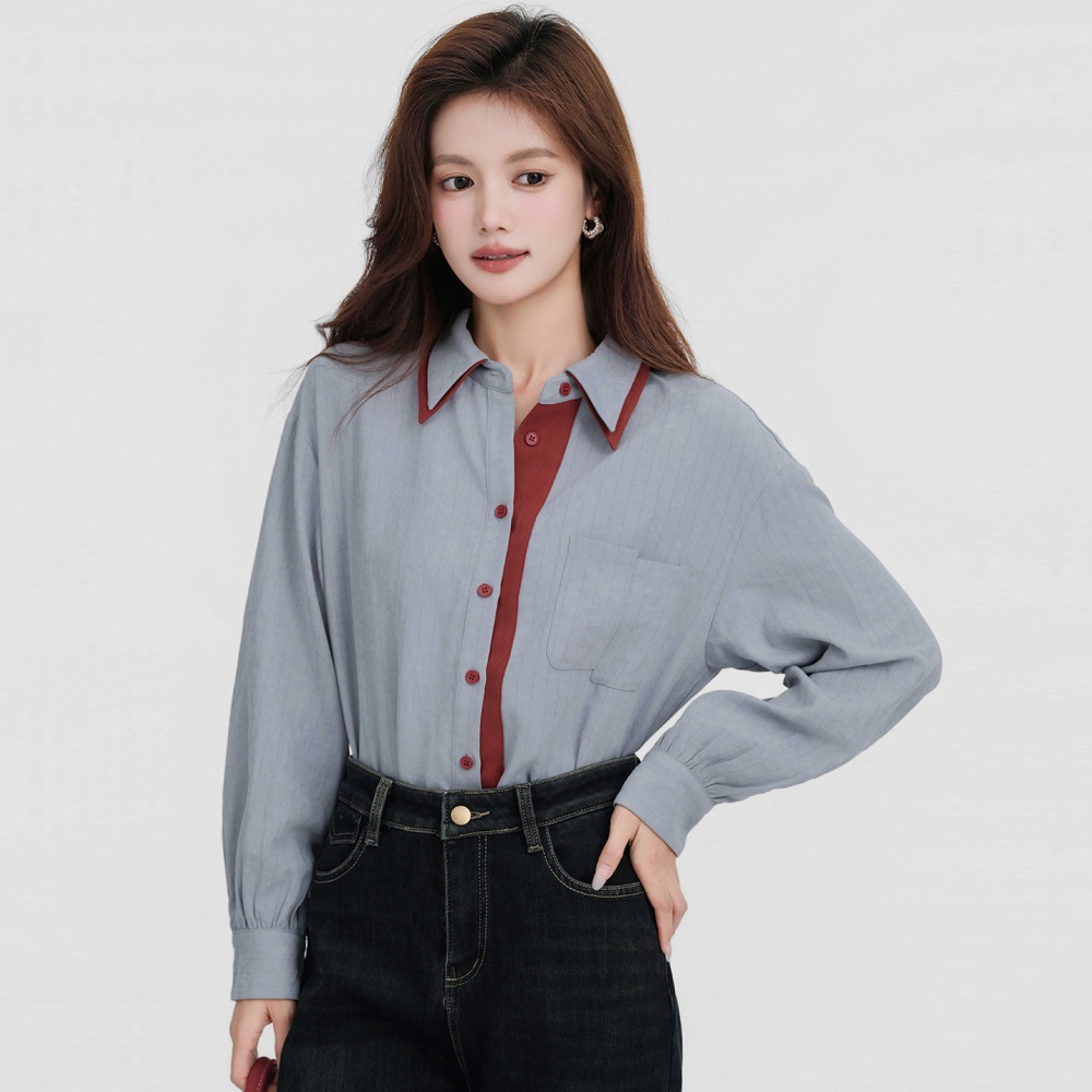 Long sleeve thick tops plus velvet shirt for women
