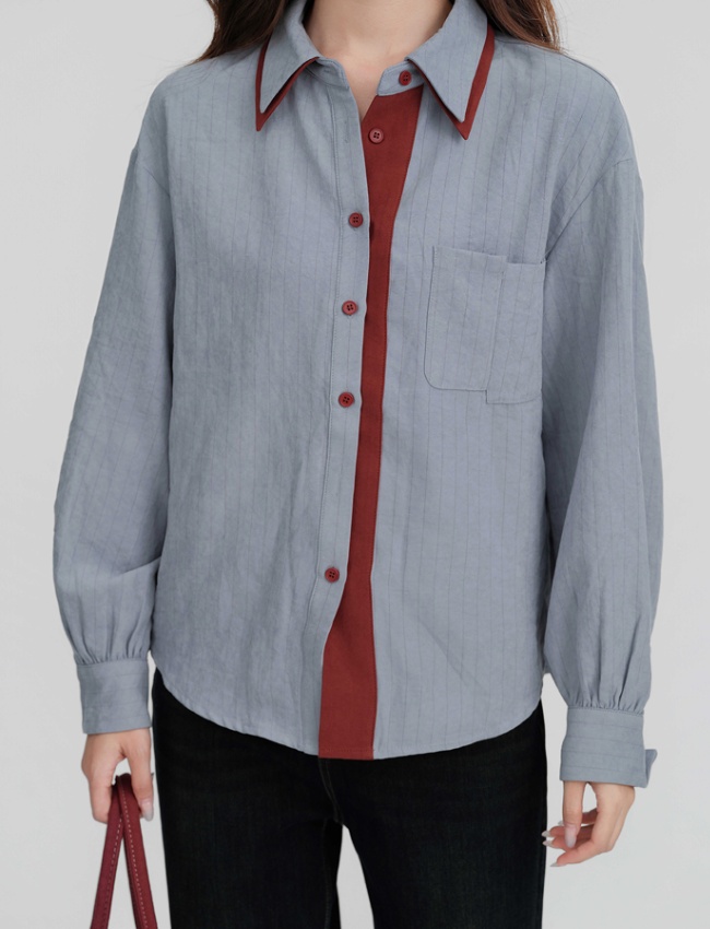 Long sleeve thick tops plus velvet shirt for women