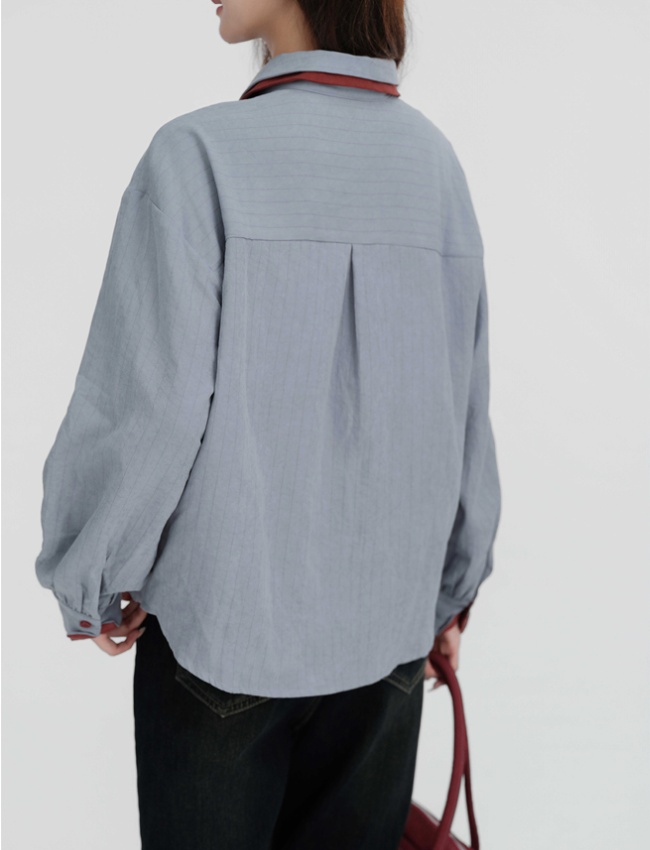 Long sleeve thick tops plus velvet shirt for women