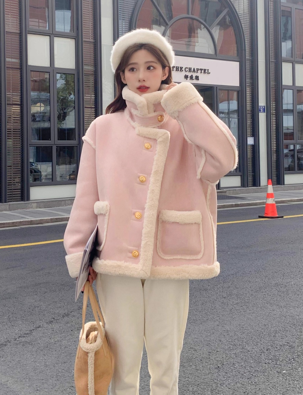 Autumn and winter coat Korean style tops for women