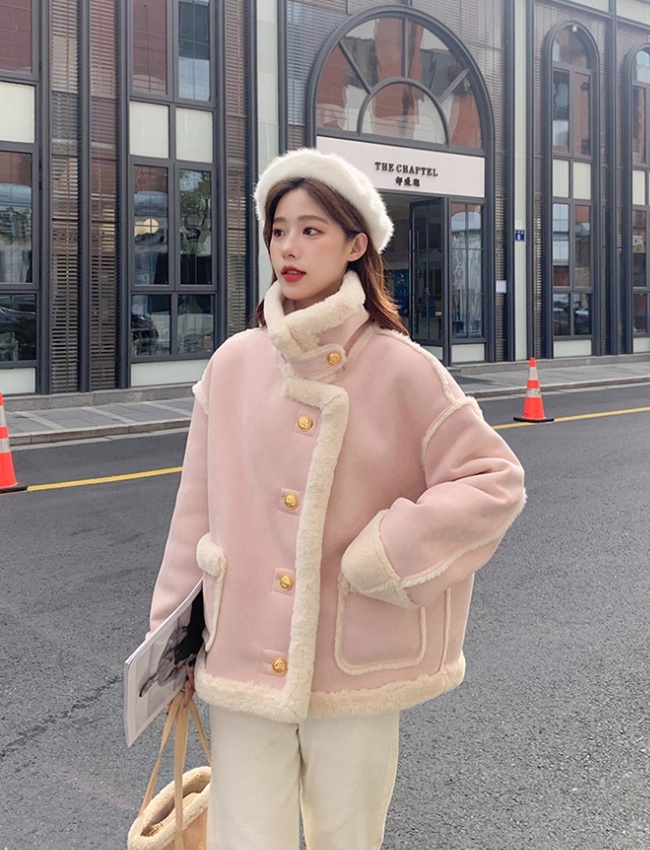 Autumn and winter coat Korean style tops for women