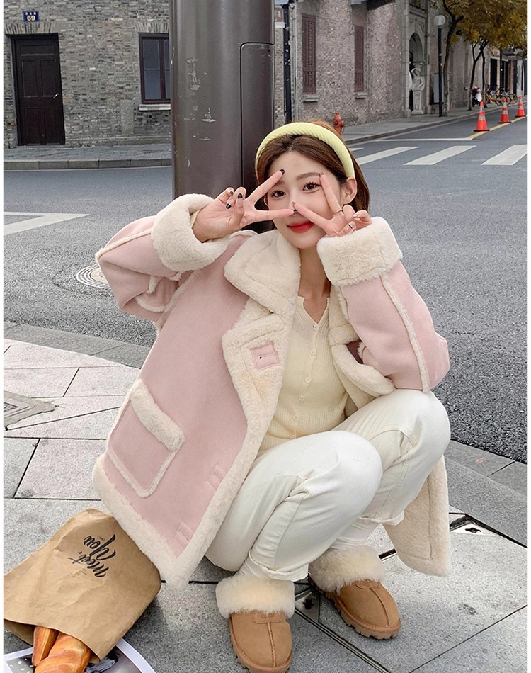 Autumn and winter coat Korean style tops for women