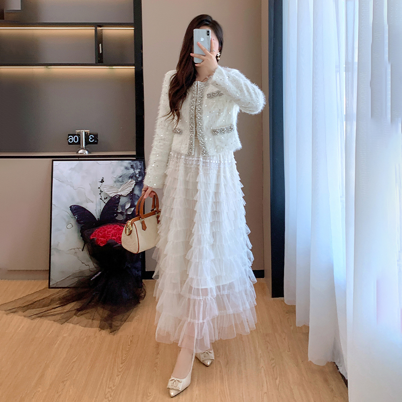 Wool temperament light luxury coat colors elmo tops