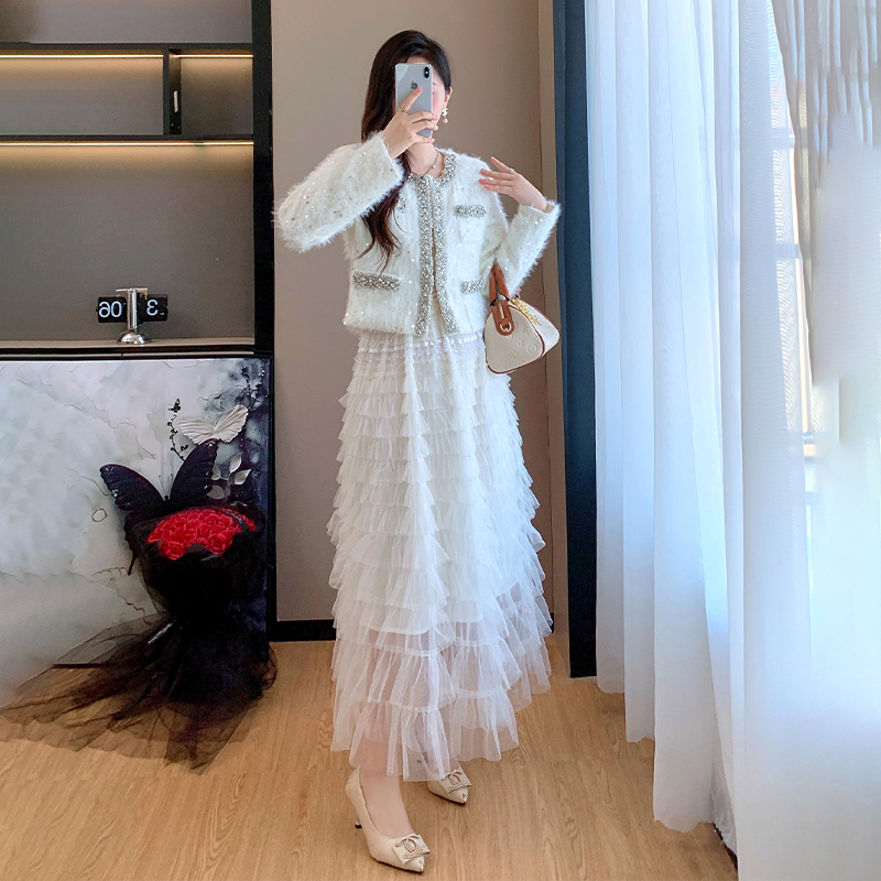 Wool temperament light luxury coat colors elmo tops