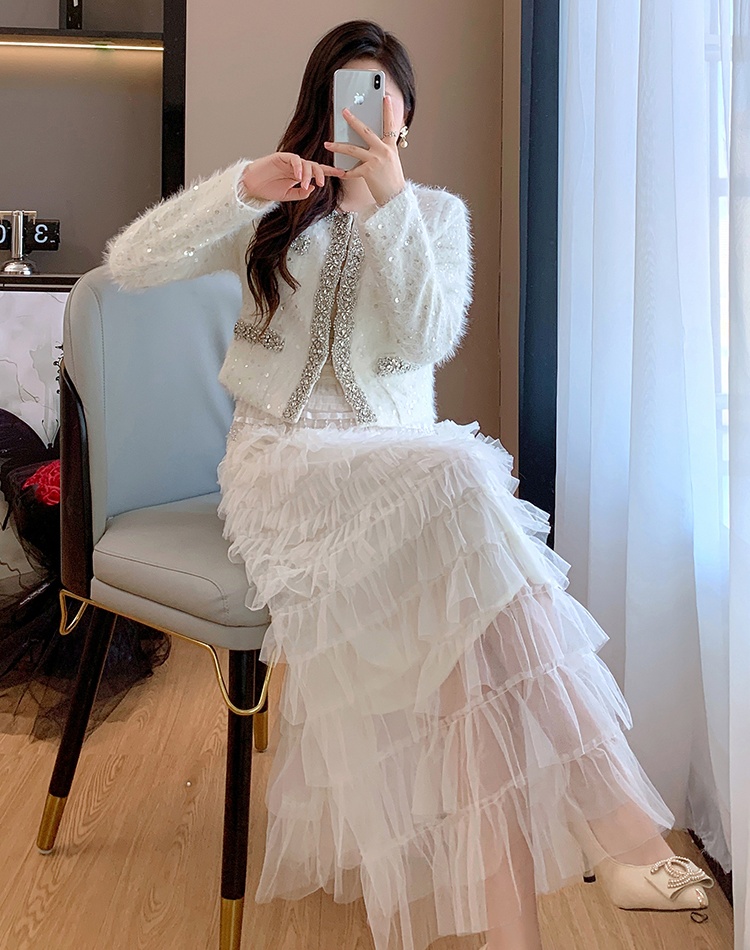 Wool temperament light luxury coat colors elmo tops