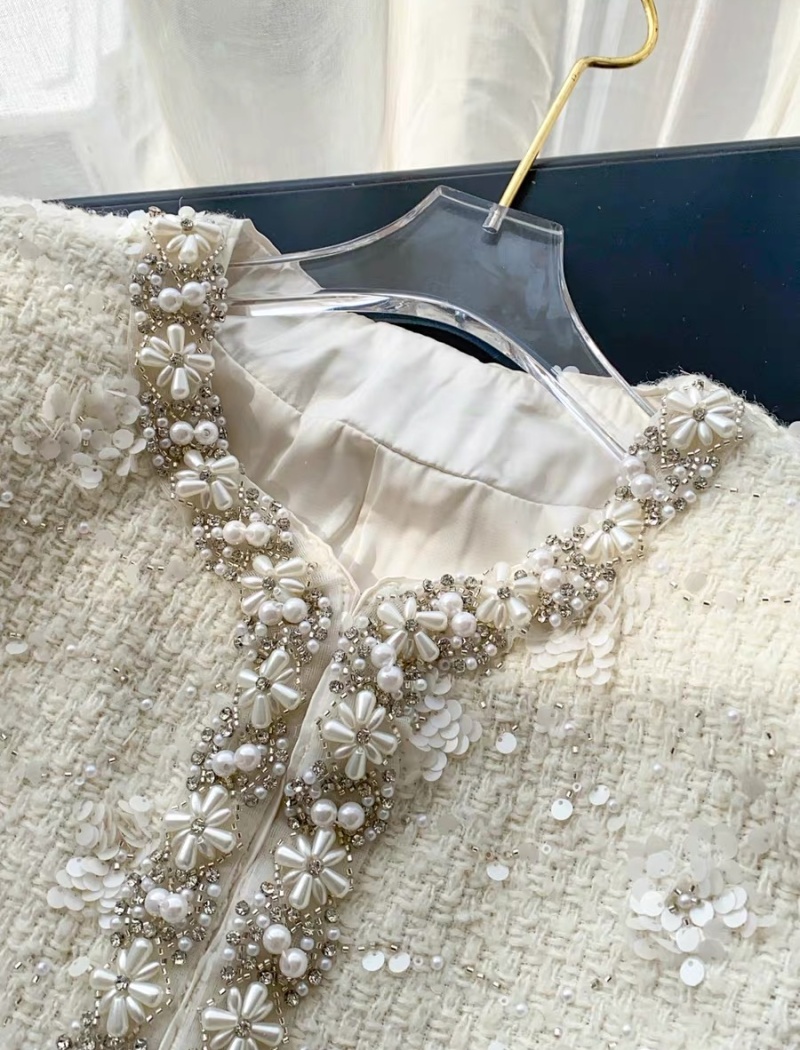 Elmo woolen coat round neck tops for women